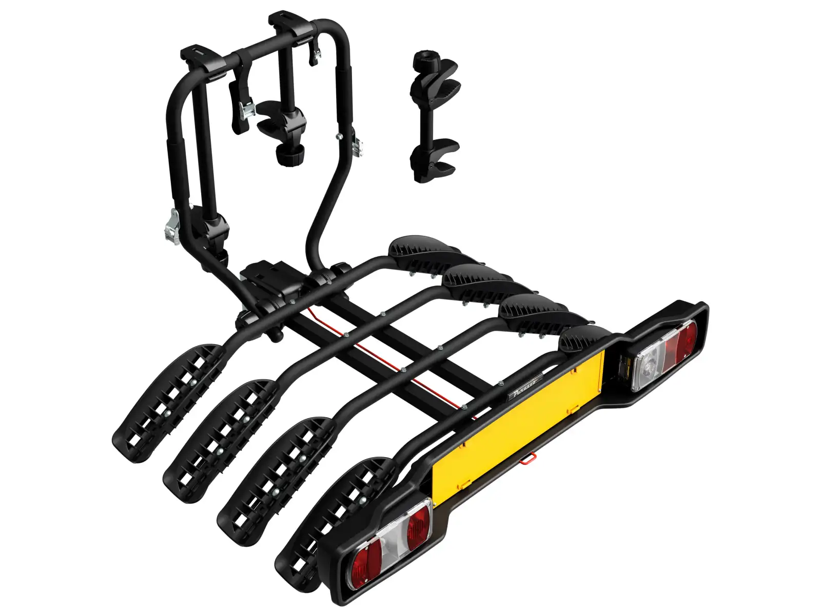 carrier SIENA for tow bar for 4 bikes Fe, black