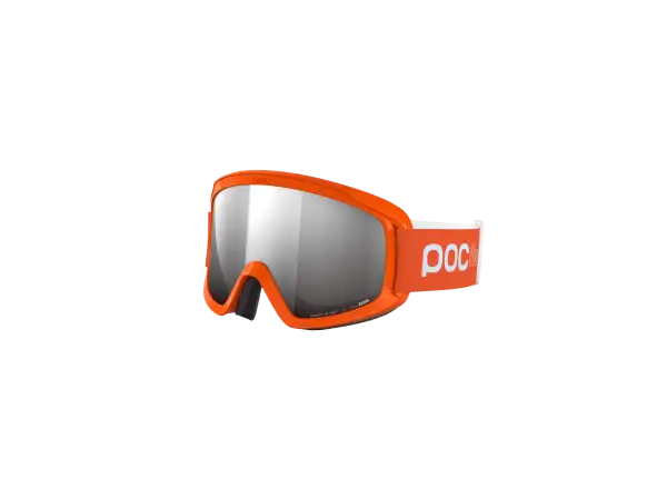 POC POCito Opsin kids ski goggles Fluorescent Orange/Partly Sunny Silver