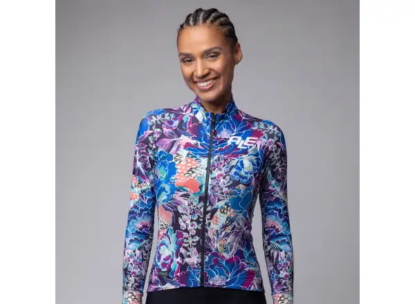 Alé PR-E Jardin women's insulated long sleeve jersey Purple Combo