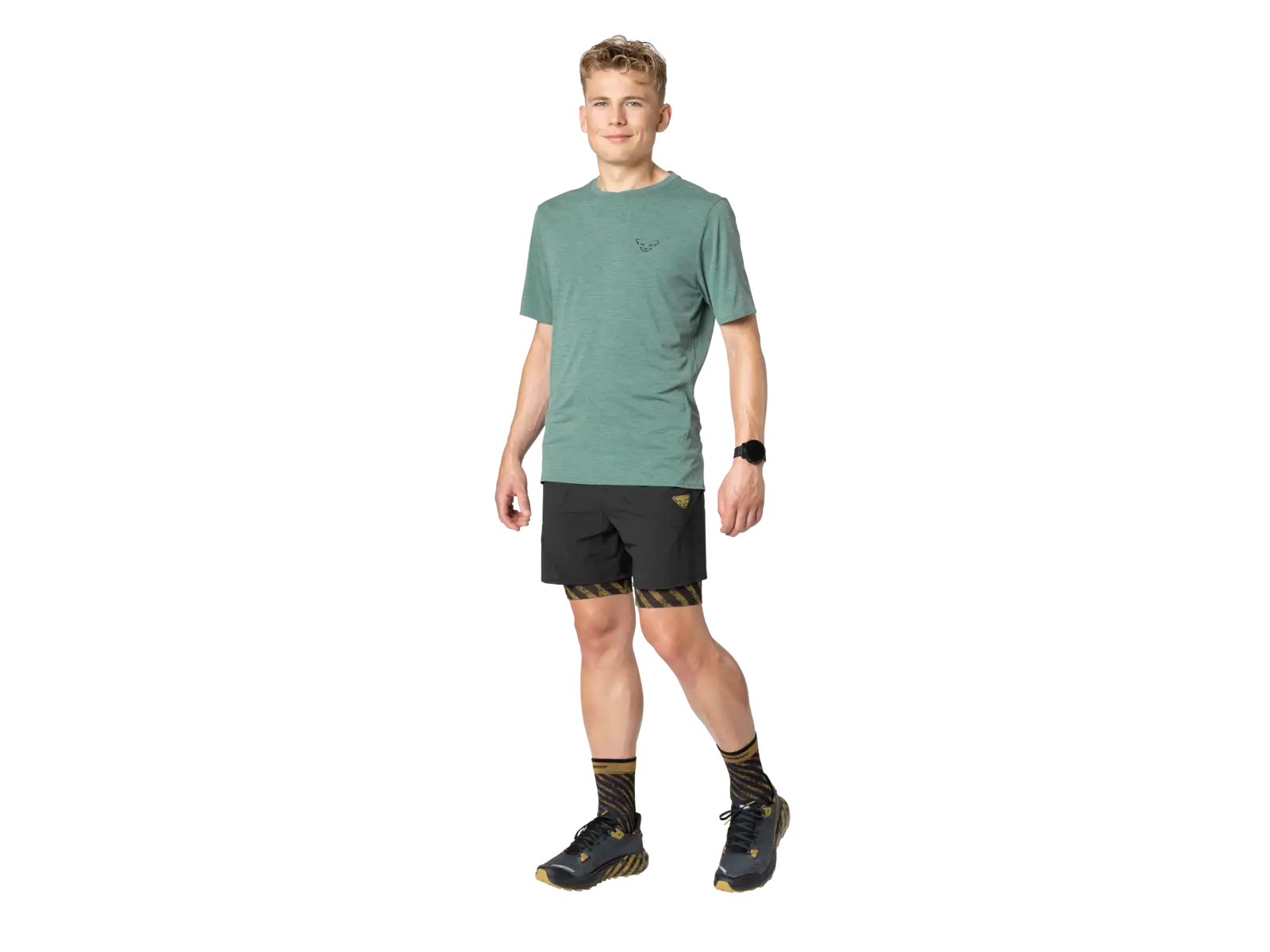 Dynafit Trail men's running T-shirt Atlantic