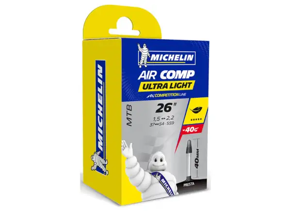 Michelin Air Comp Ultralight 26x1.50-2.20" MTB tube gal. valve 40 mm