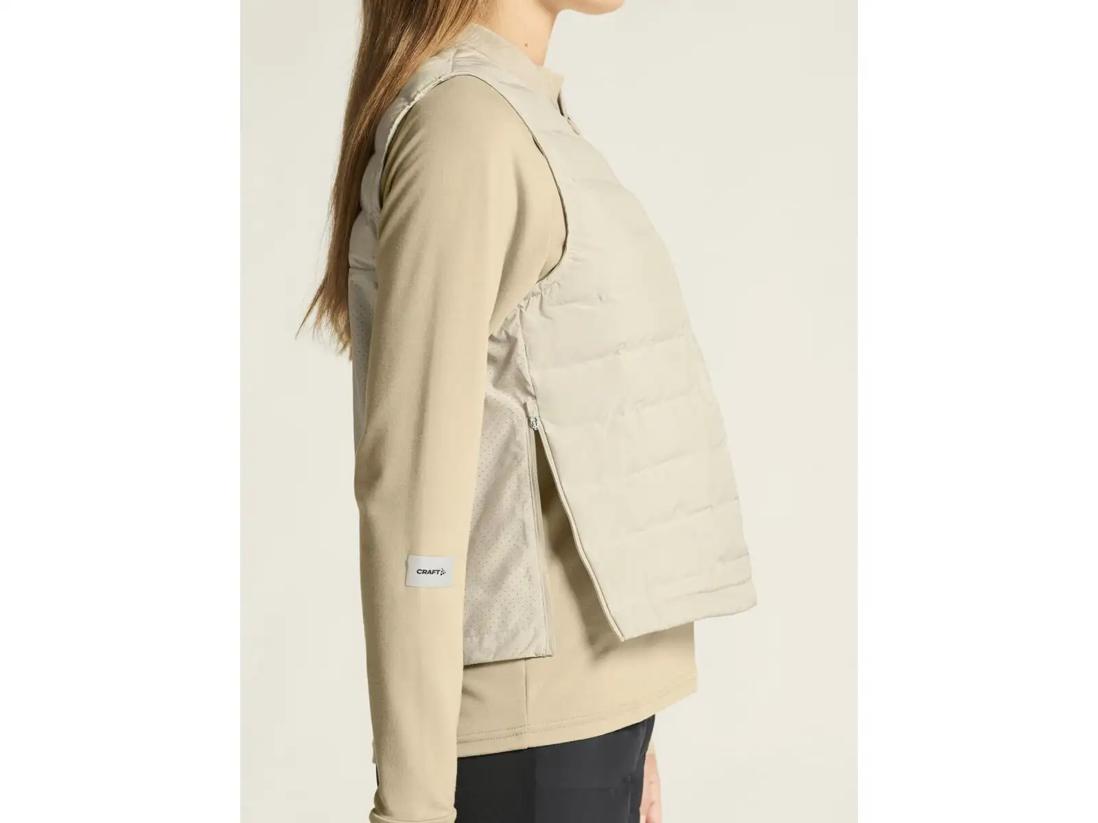 CRAFT SubZ 5 women's running vest beige
