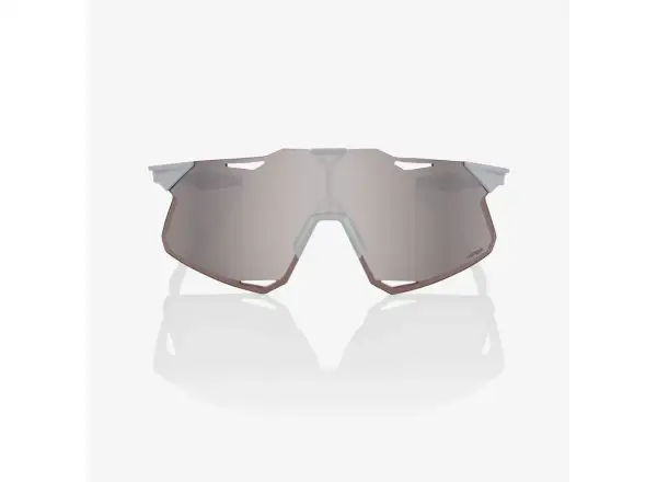 100% Hypercraft glasses Matte Stone Grey/HiPER Silver Mirror