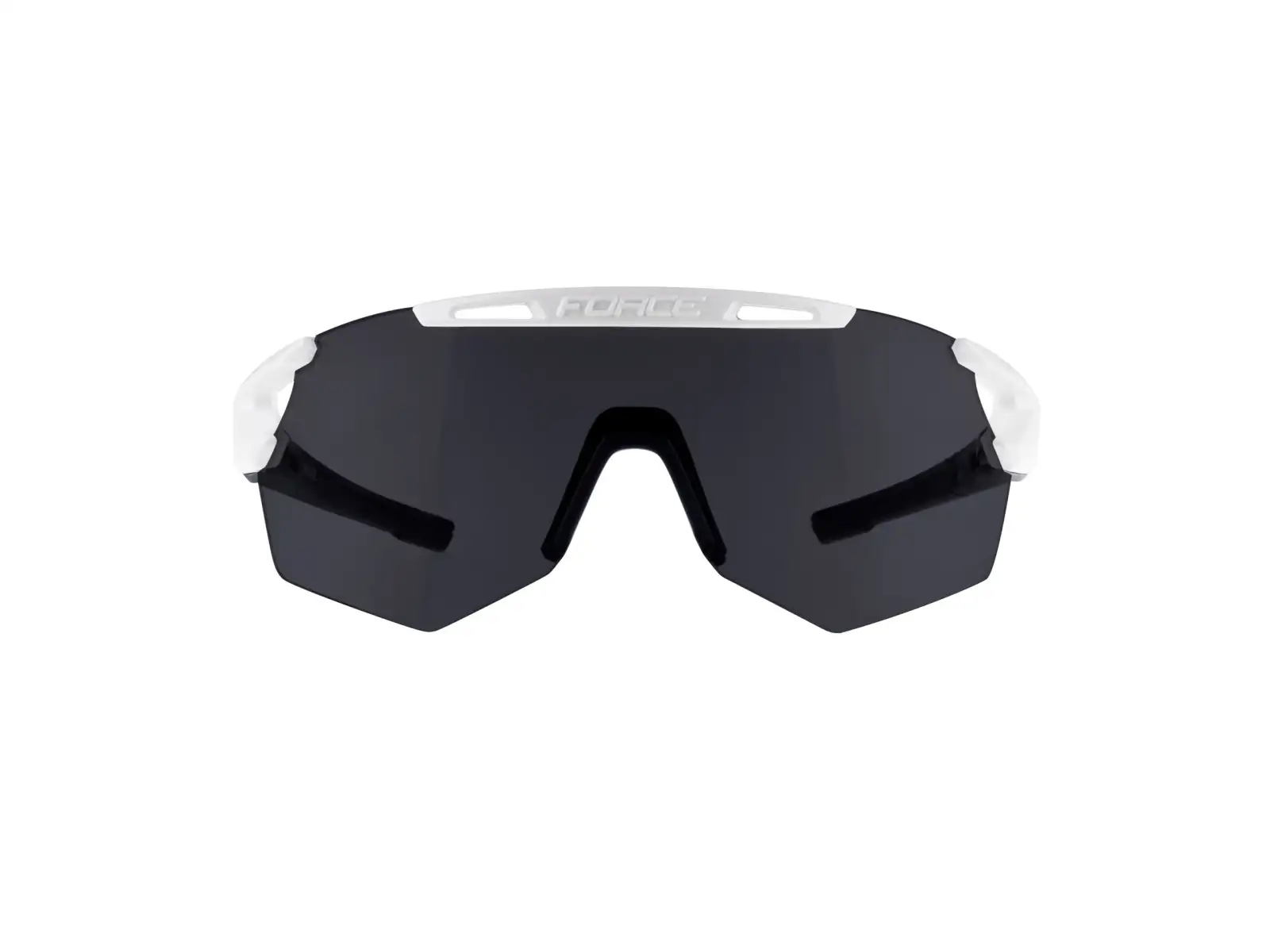 Force Arcade cycling glasses white/black/black mirror lenses