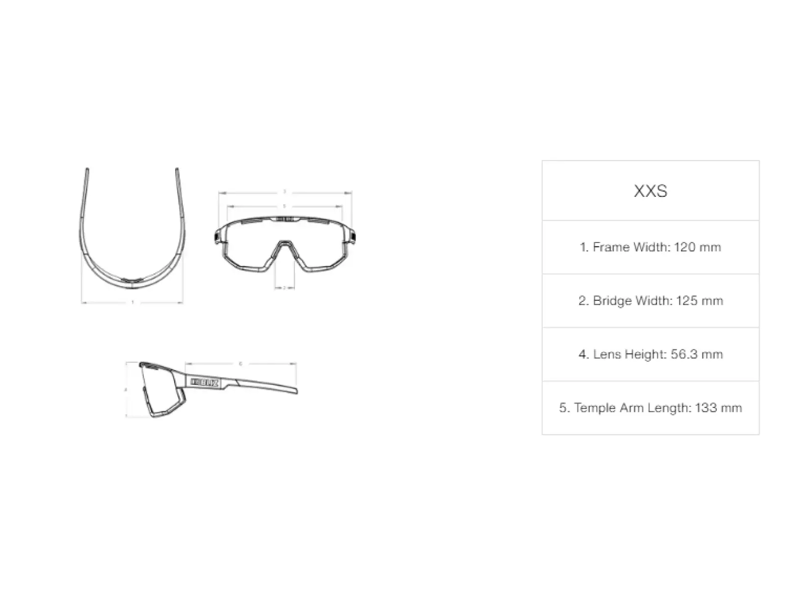 Bliz Fusion Small sunglasses Matte Blue/Grey Blue Multi