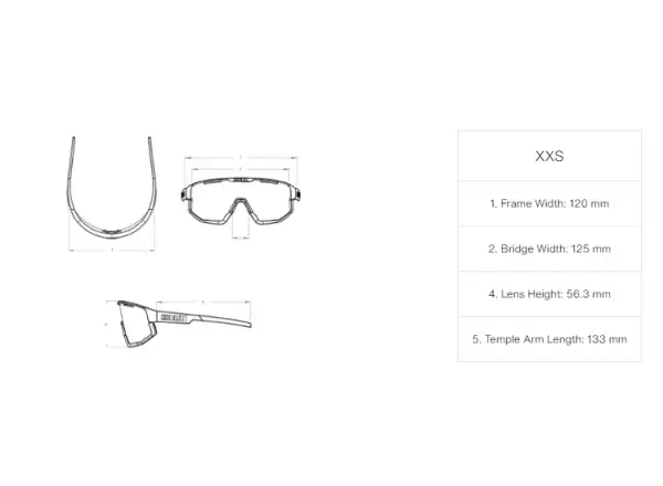 Bliz Fusion Small sunglasses Matte Blue/Grey Blue Multi