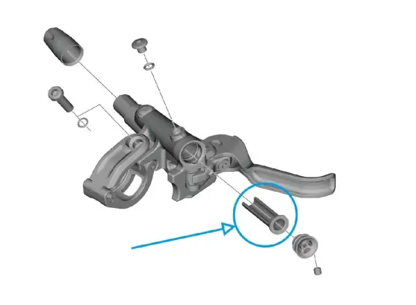 Shimano BL-M6100/BL-M4100 replacement lever diaphragm