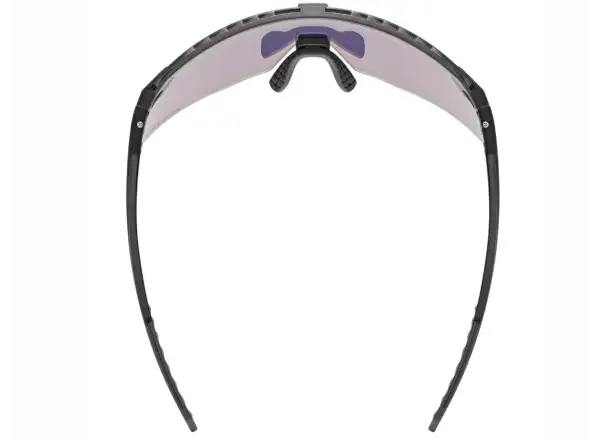 Uvex Pace Stage ColorVision glasses Black Matt/Mirror Red