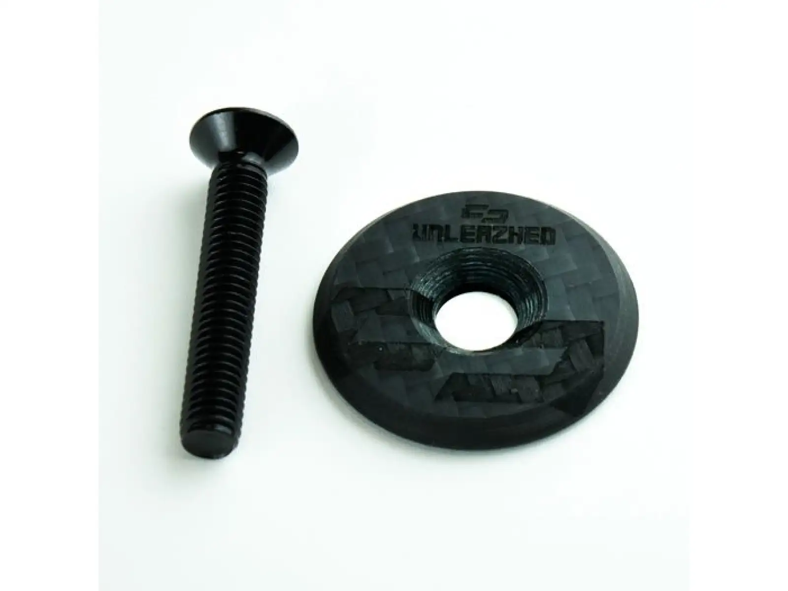 Unleazhed Unloose CF01 headset cap Carved Logo black