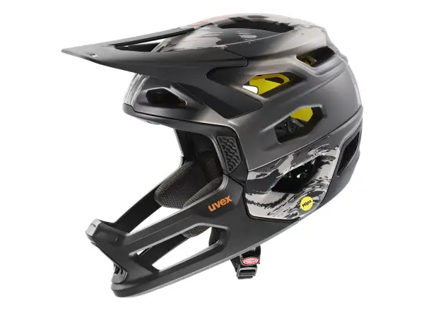 Uvex Revolt Mips helmet Oak Brown/Orange Matte