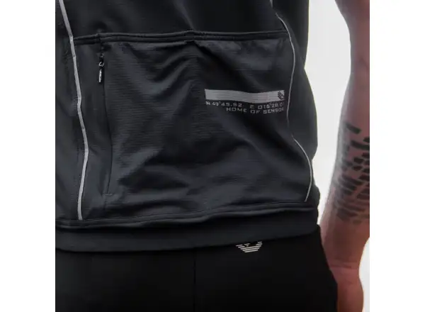 Sensor Cyklo Motion men's jersey short sleeve black/gray