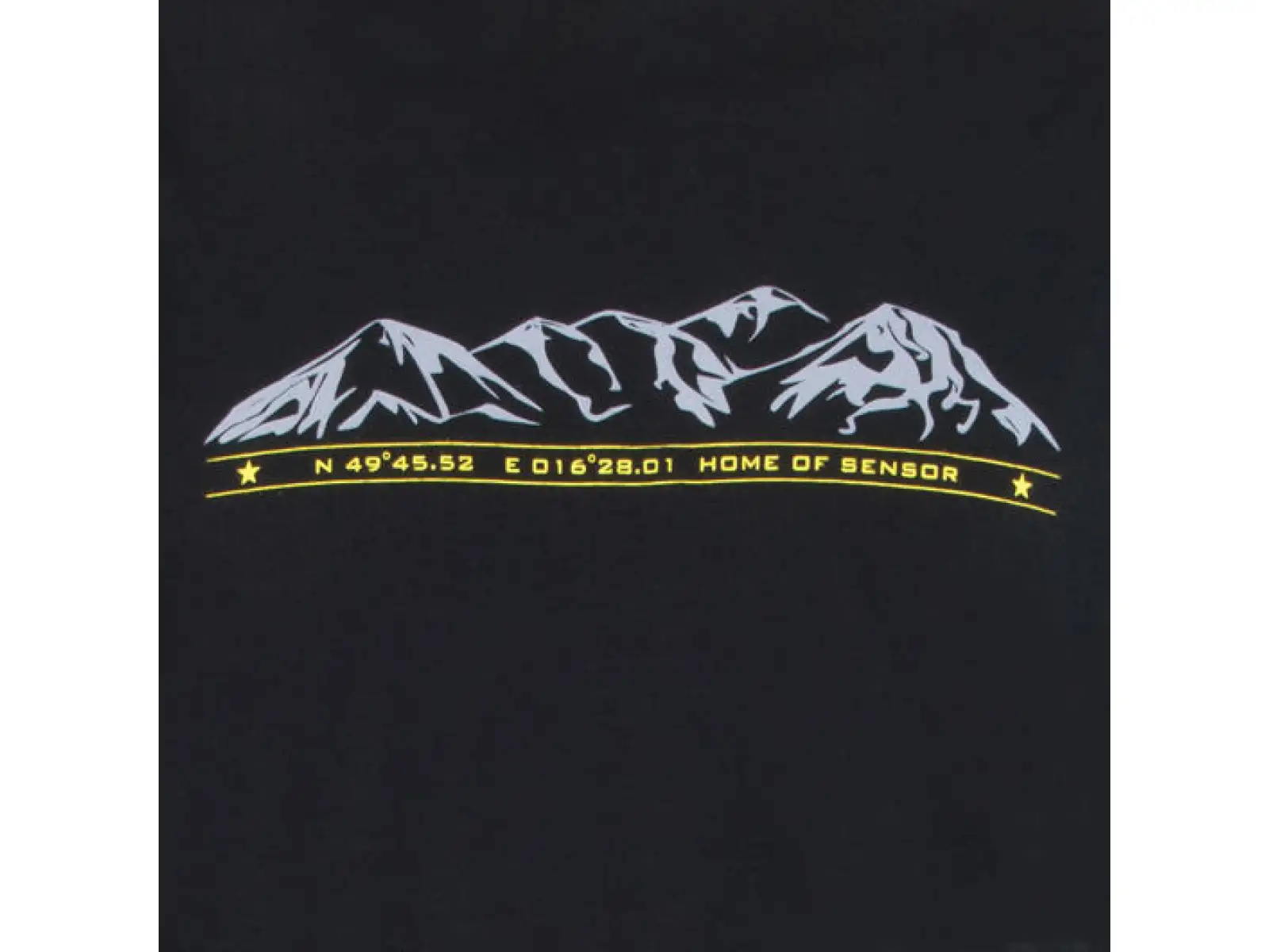Sensor Merino Active Pt Mountains men's t-shirt short sleeve Black