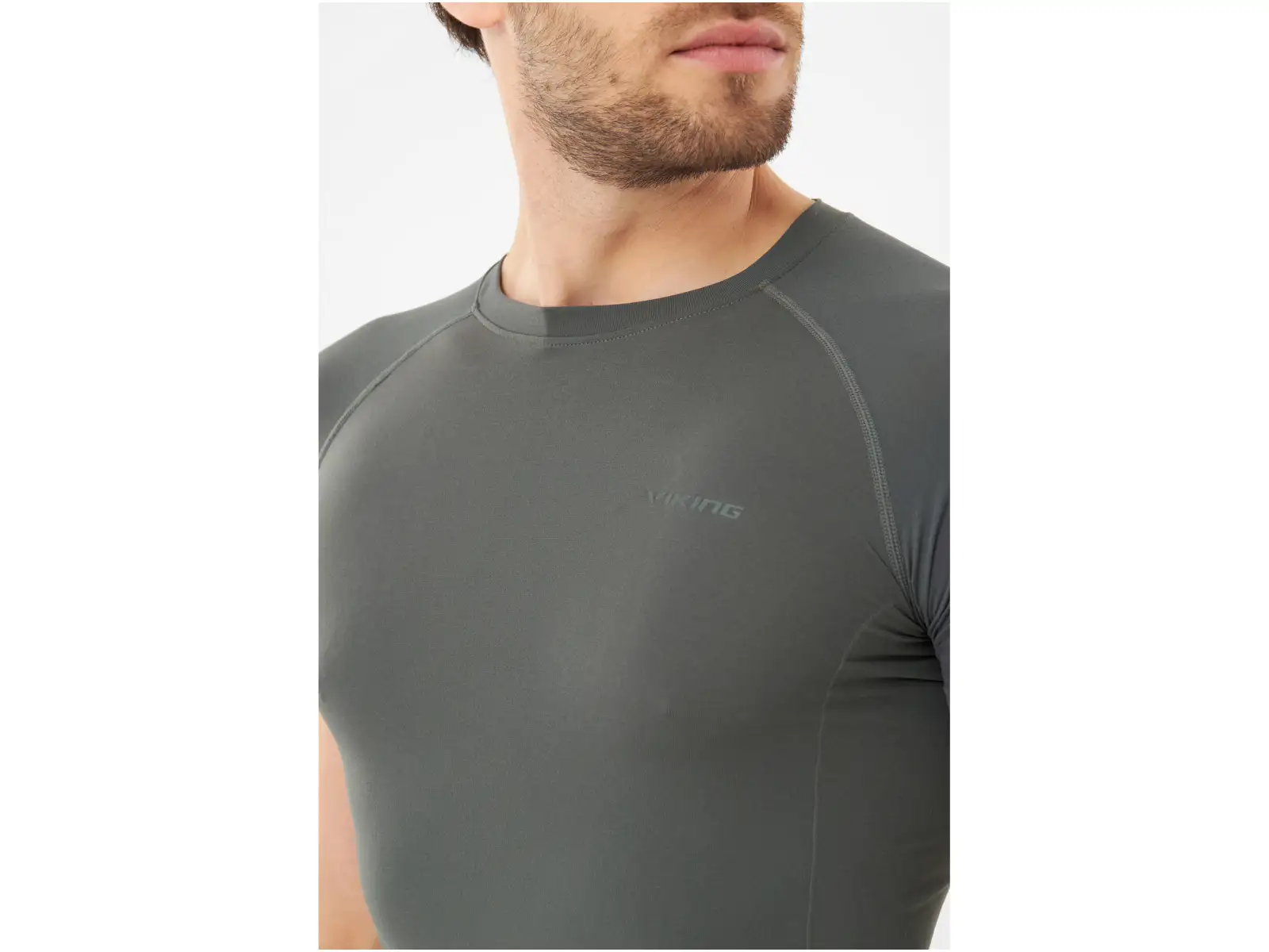 Viking Breezer men's functional T-shirt short sleeve Grey