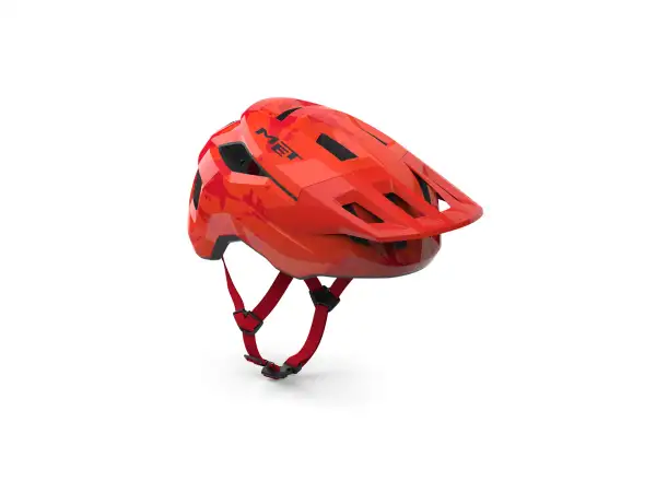 MET Shelter Youth children's helmet red