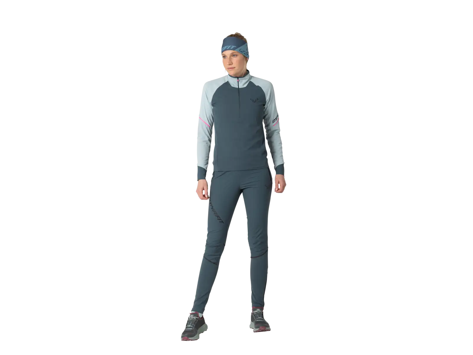 Dynafit Alpine 1/2 Zip Women's Long Sleeve Shirt Cloud Blue