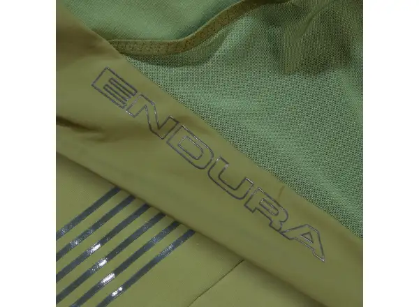 Endura GV500 Reiver men's bib shorts with pad Olive Green
