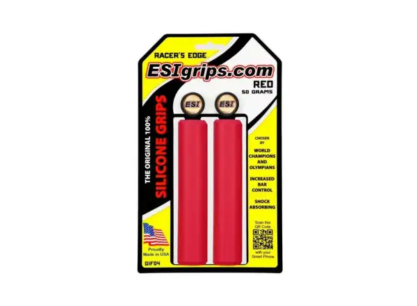 ESI Racers Edge grips Red