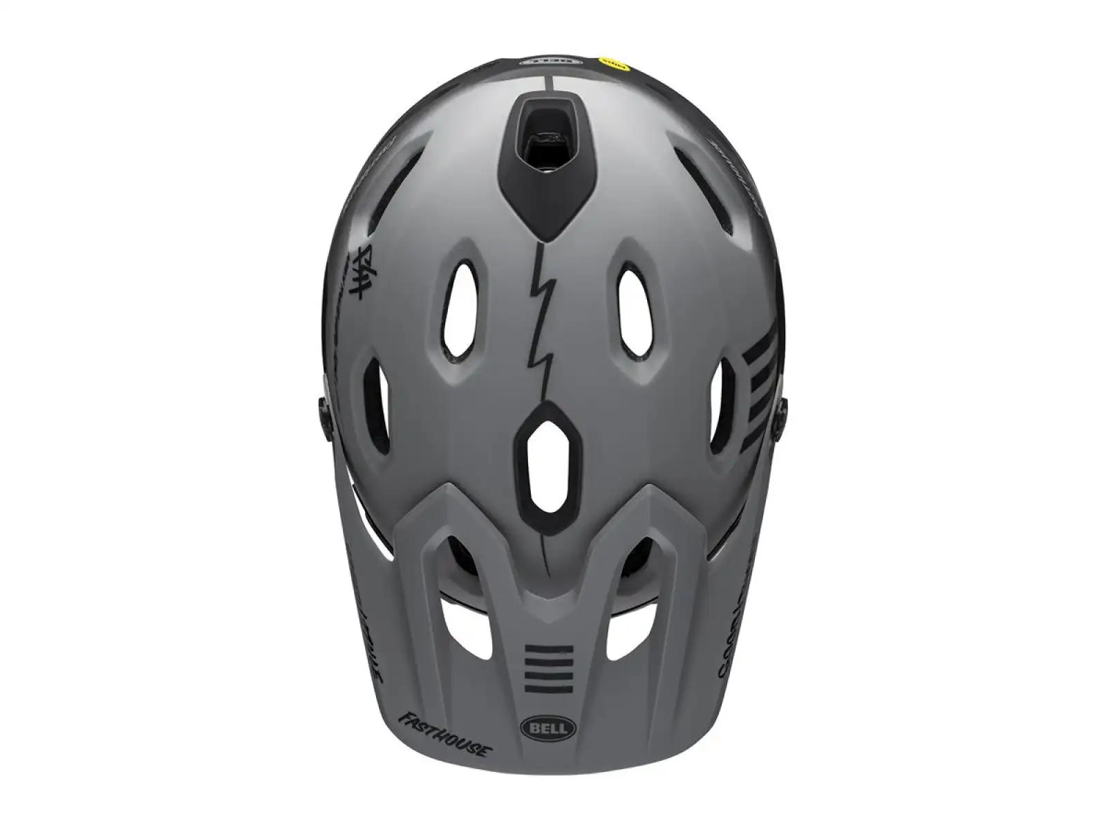 Bell Super DH Spherical helmet Mat Gray/Black Fasthouse
