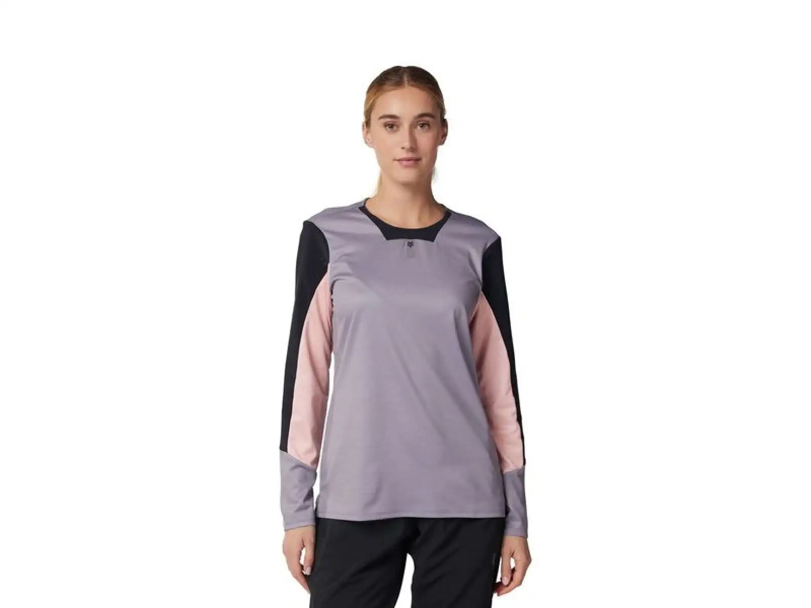 Fox Defend women's jersey long sleeve Stone