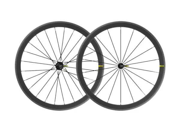 Mavic Cosmic SL 40 Carbon road wheels Shimano HG11 walnut