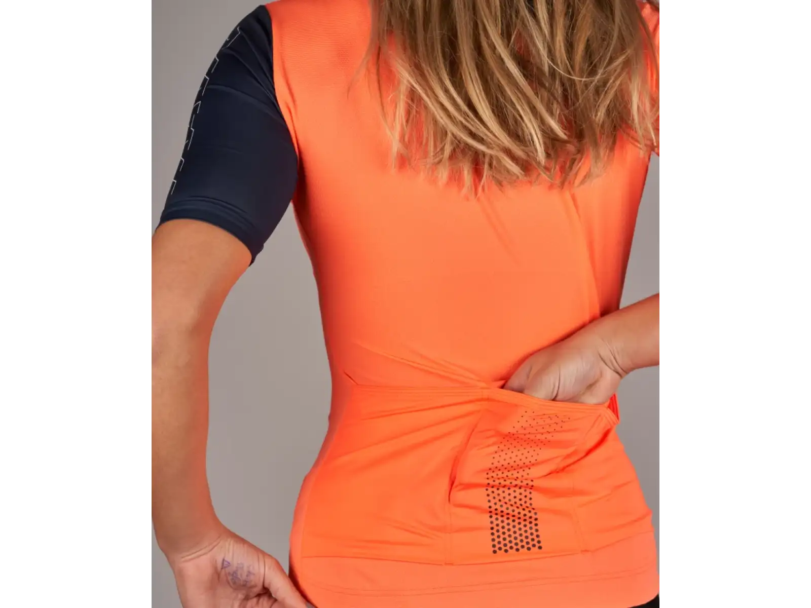 Mavic Essential women's jersey short sleeve Coral/Deep Blue