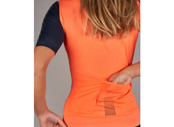 Mavic Essential women's jersey short sleeve Coral/Deep Blue