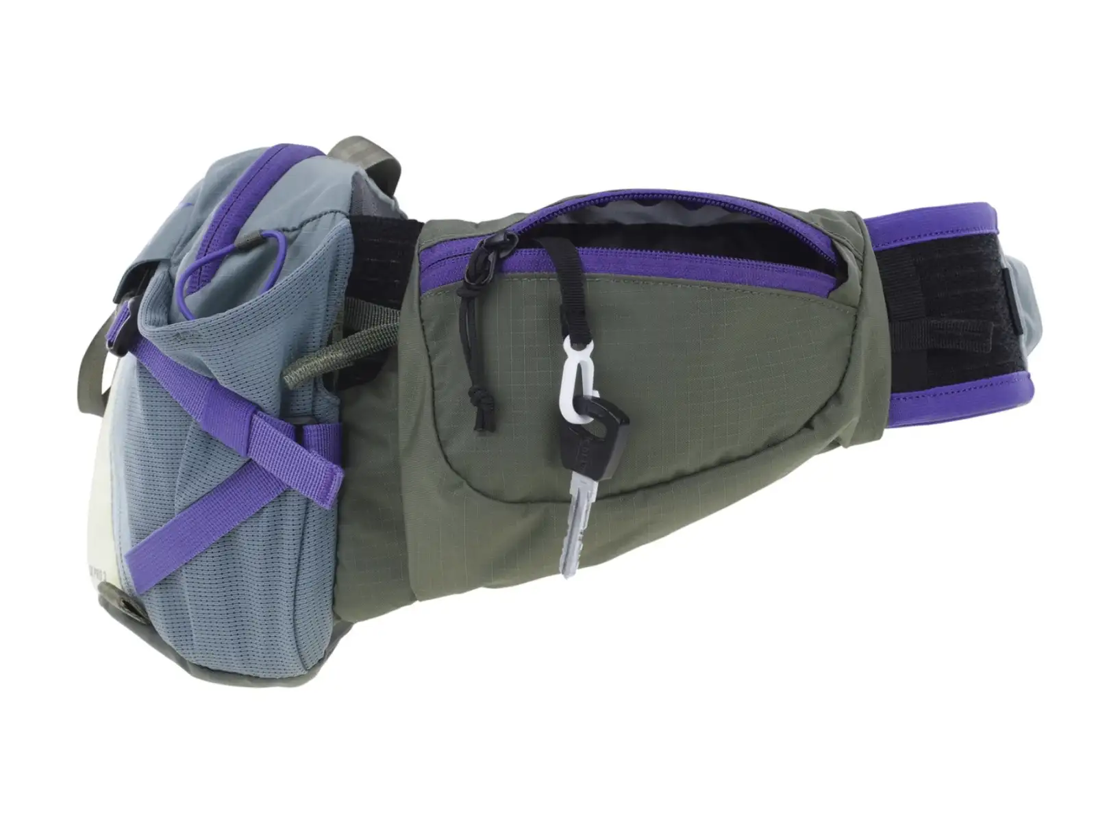 Evoc Hip Pack Pro 3 l + pint bladder 1.5 l Steel/Violet/Dark Olive