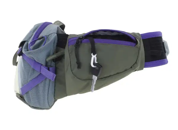 Evoc Hip Pack Pro 3 l + pint bladder 1.5 l Steel/Violet/Dark Olive