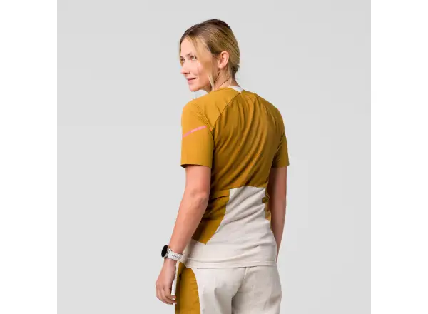 Salewa Vento AM HZT women's jersey short sleeve Oatmeal