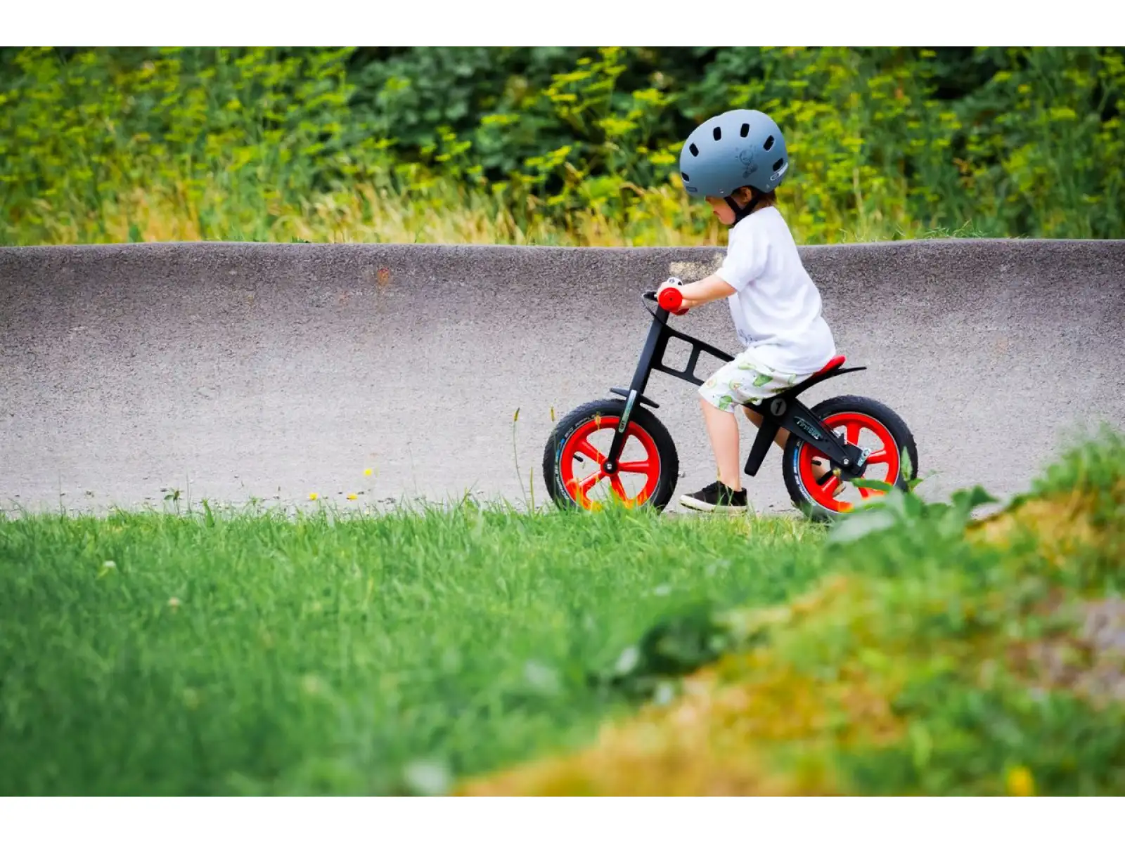 First Bike FAT children's balance bike Red