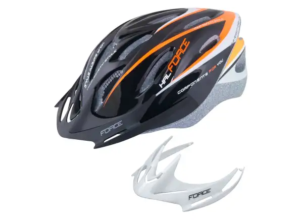 Force Hal helmet black/orange