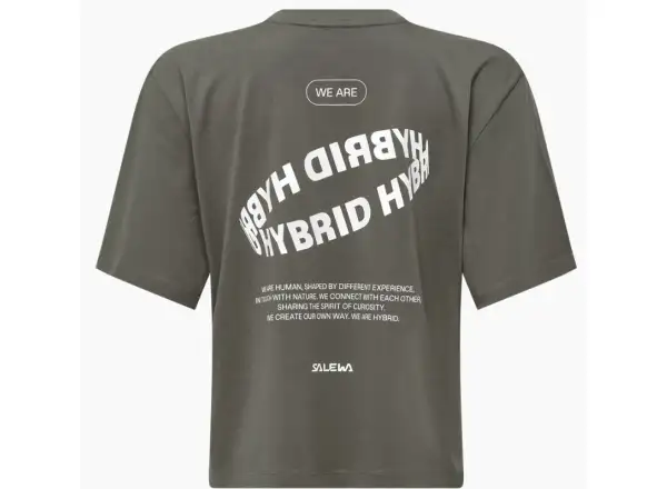 Salewa Eagle Outside Loose women's t-shirt Faded Green