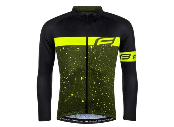 Force Spray men's jersey long sleeve army/fluo