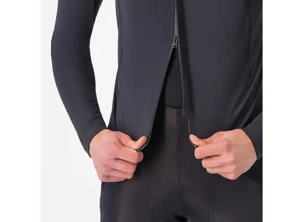 Castelli Perfetto RoS 3 Jacket men's jacket Light Black/Silver Reflex