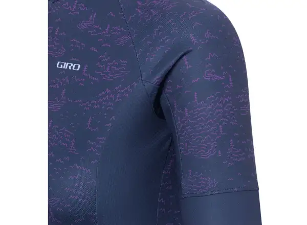 Giro Chrono Sport women's jersey short sleeve Midnight Blue Scree