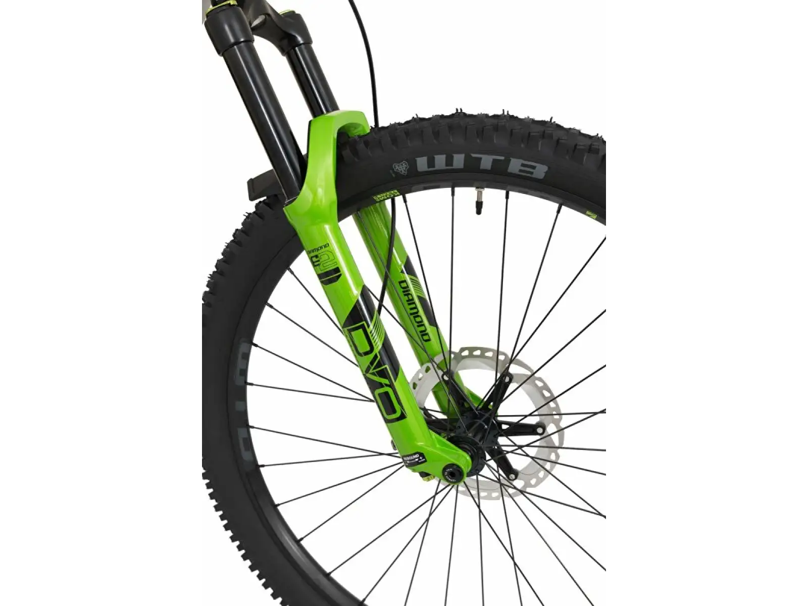 Rock Machine Blizzard INT e90-297 Gloss Silver/Black/Green full suspension e-bike