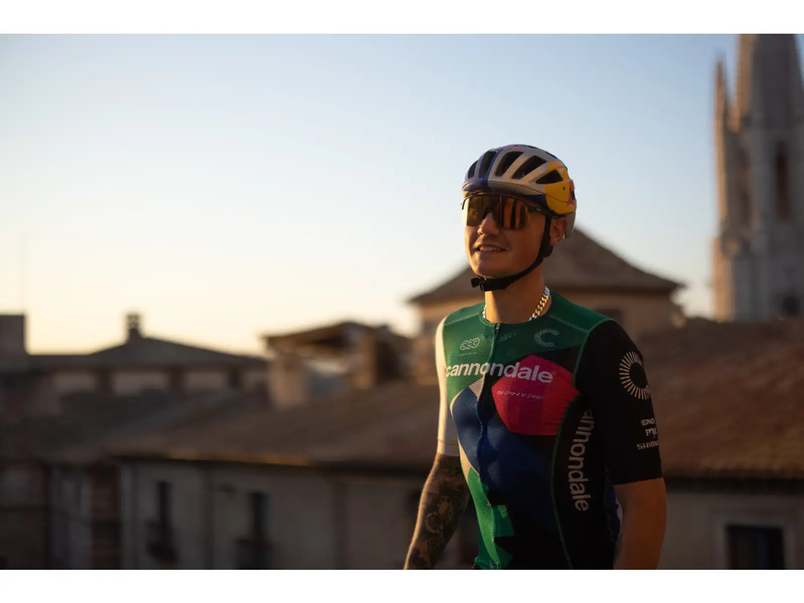 Cannondale CFR S-Phyre men's jersey green/blue
