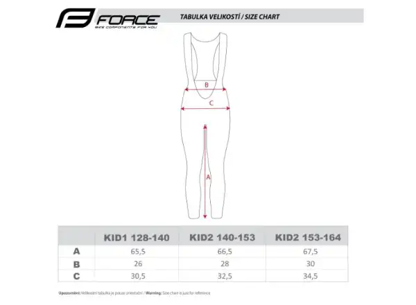 Force Reflex Line Kid children's pants without pad black