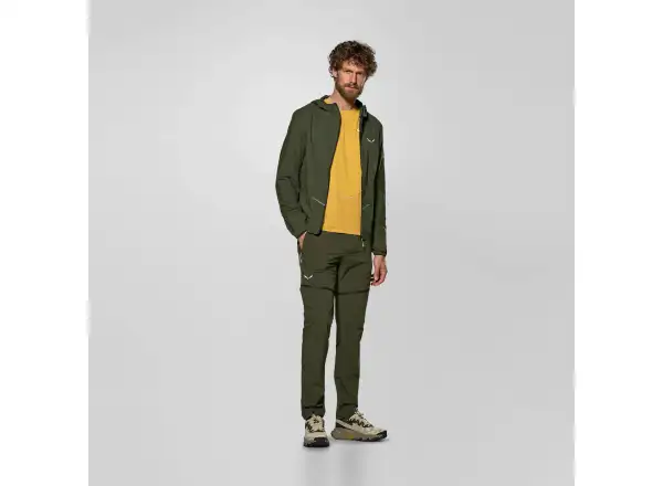 Salewa Pedroc Wind Light men's sweatshirt Dark Olive