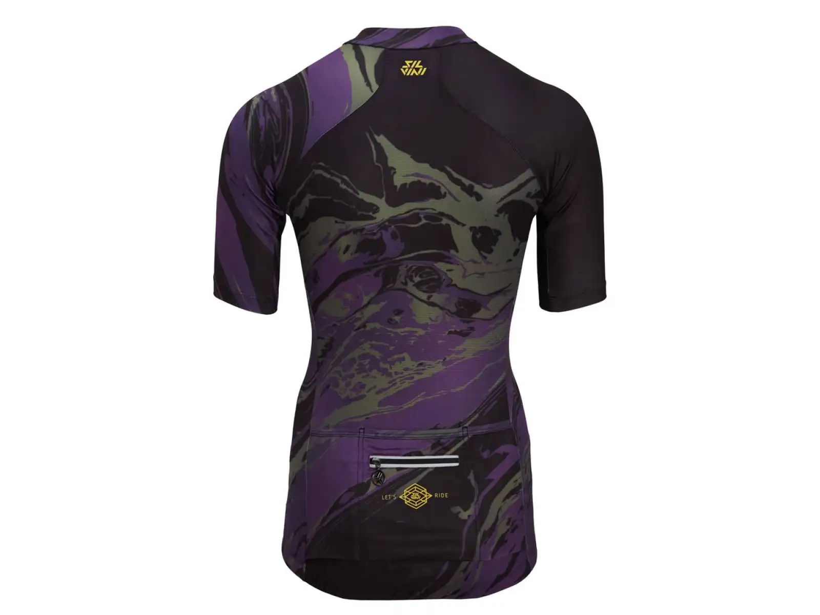 Silvini Catirina women's jersey short sleeve Black/Plum