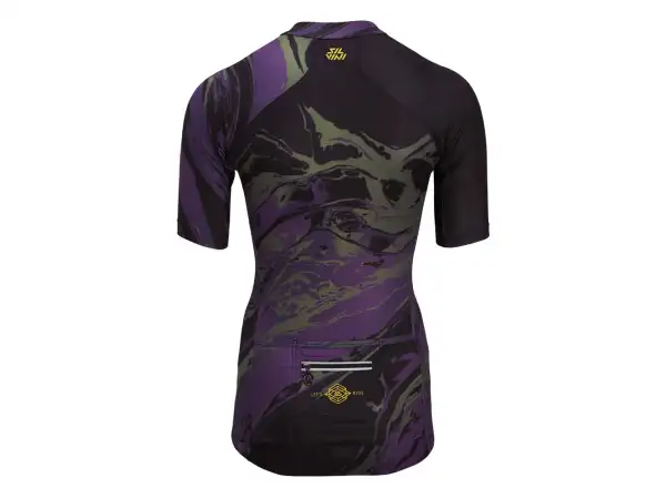 Silvini Catirina women's jersey short sleeve Black/Plum