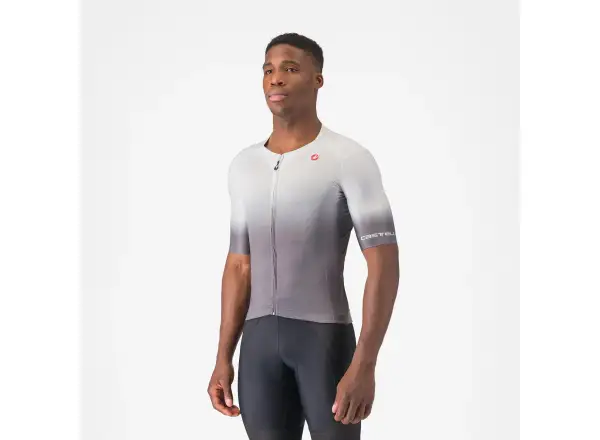 Castelli UPF men's jersey short sleeve Silver Grey