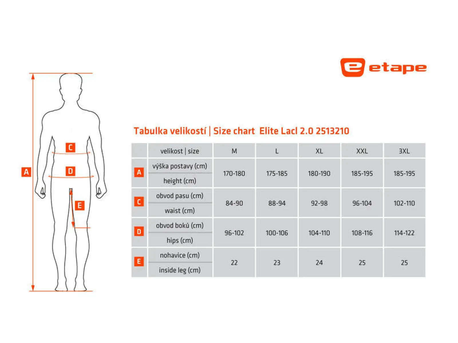 Etape Elite Lacl 2.0 men's shorts with padding black