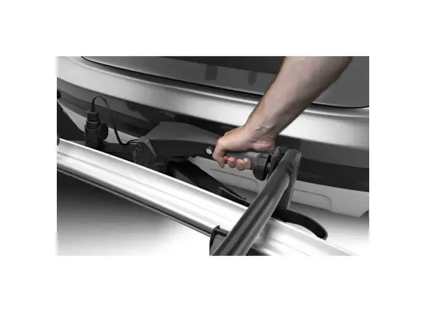 Thule VeloSpace XT carrier on towbar for 2 bicycles