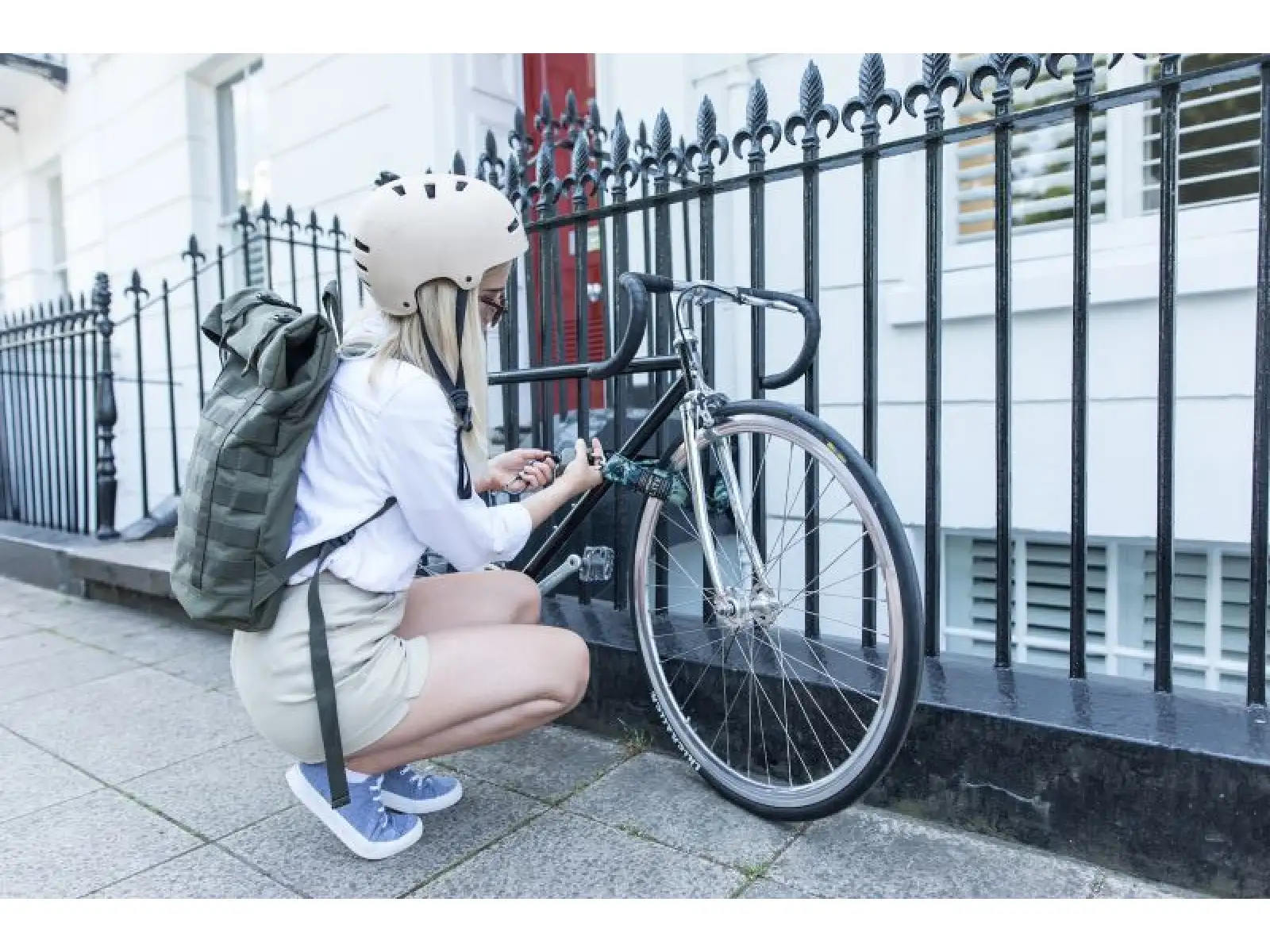Hiplok Lite lock black/white