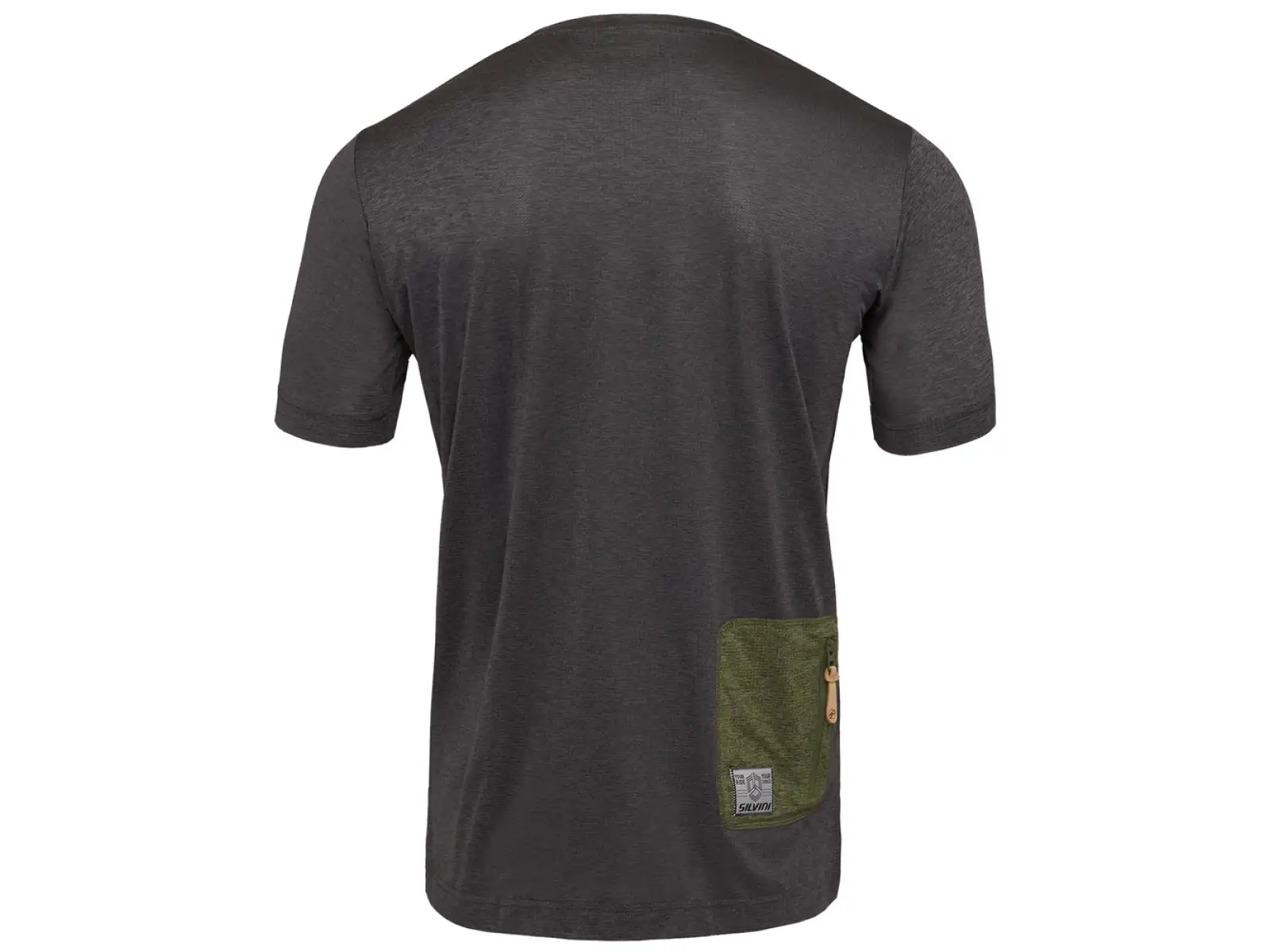 Silvini Galatro men's jersey short sleeve Charcoal/Olive