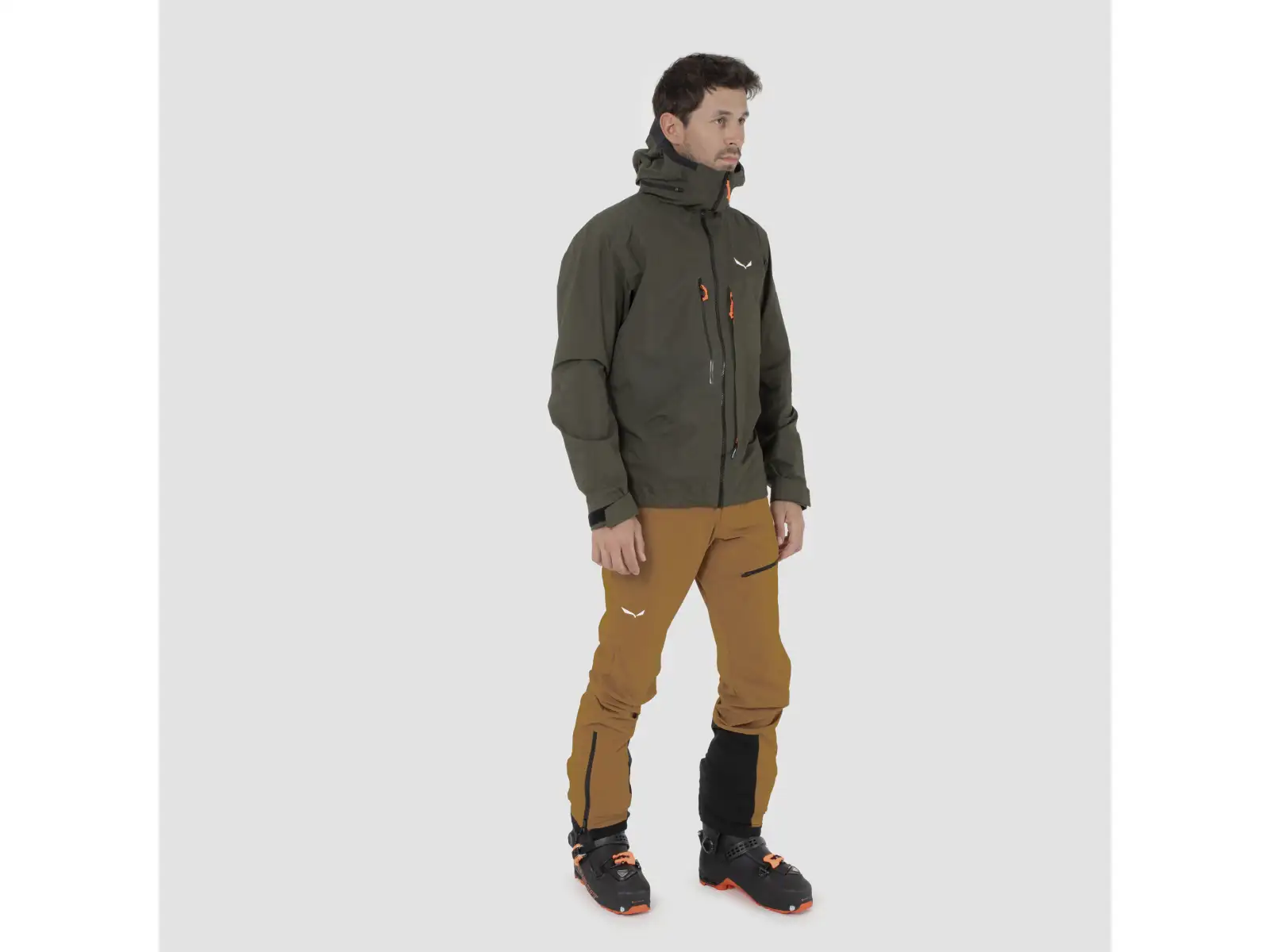Salewa Sella 3L Powertex men's jacket Dark Olive