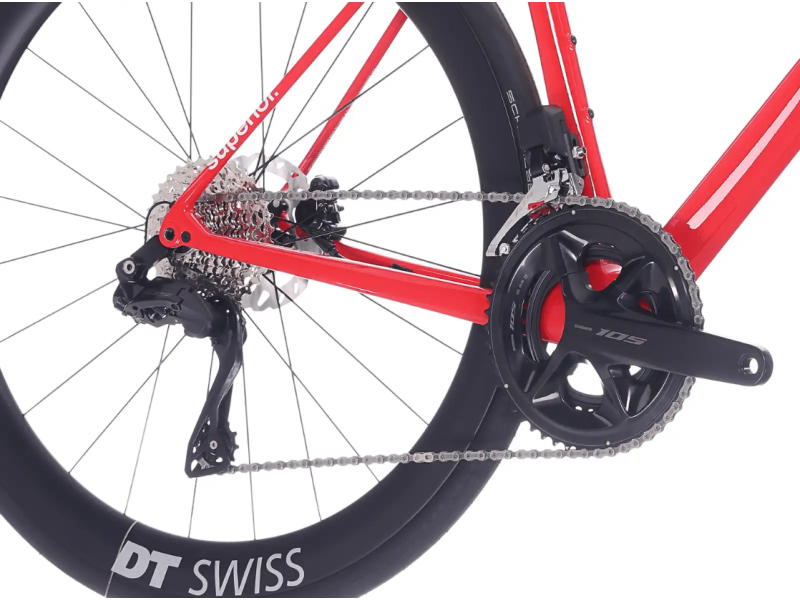 Superior RR 9.6 road bike Gloss Red / White