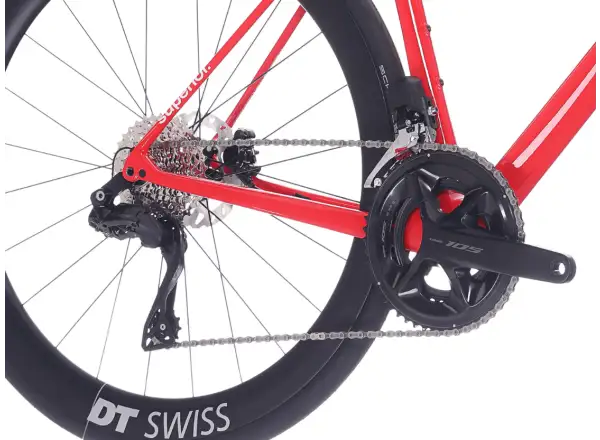Superior RR 9.6 road bike Gloss Red / White