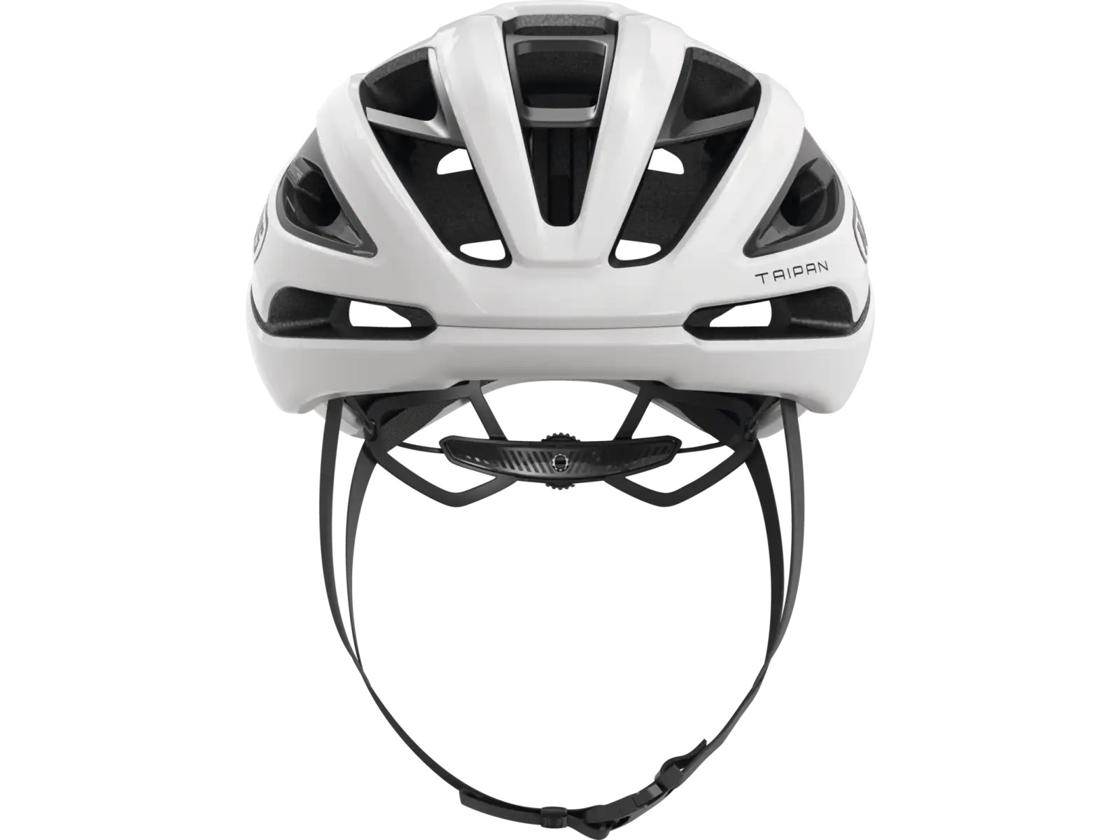 Abus Taipan LED gravel helmet Shiny White